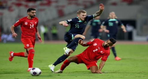 تصفيات كأس العالم.. أستراليا تجبر البحرين على التعادل في الـ+90